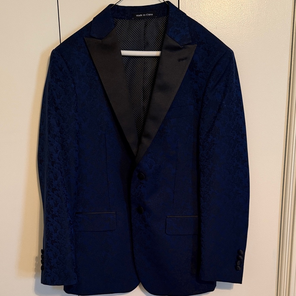 Elegant Blue Men's Blazer